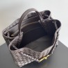 Bottega Veneta Medium Andiamo Bag In Fondant Intrecciato Lambskin 403