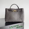 Bottega Veneta Medium Andiamo Bag In Fondant Intrecciato Lambskin 403