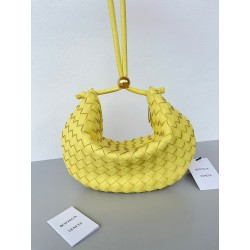 Bottega Veneta Turn Bag In Yellow Intrecciato Lambskin 047