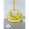 Bottega Veneta Turn Bag In Yellow Intrecciato Lambskin 047