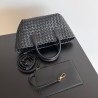 Bottega Veneta Mini Cabat Bag In Black Intrecciato Lambskin 088