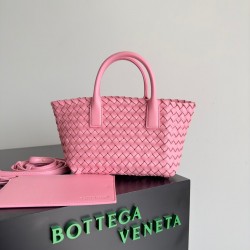 Bottega Veneta Mini Cabat Bag In Ribbon Intrecciato Lambskin 018