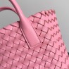 Bottega Veneta Mini Cabat Bag In Ribbon Intrecciato Lambskin 018