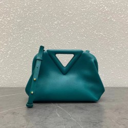 Bottega Veneta Small Point Top Handle Bag In Mallard Nappa Leather 145