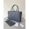 Bottega Veneta Arco Medium Tote In Thunder Intrecciato Lambskin 216