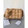 Bottega Veneta Padded Cassette Bag In Almond Lambskin 251