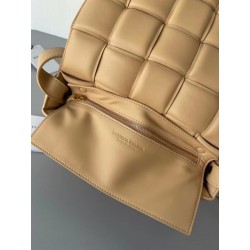 Bottega Veneta Padded Cassette Bag In Almond Lambskin 251