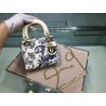 Dior Mini Lady Dior Bag With Toile De Jouy Printed 442