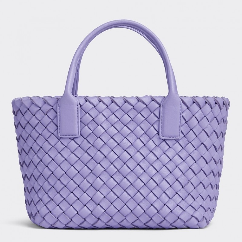 Bottega Veneta Mini Cabat Bag In Wisteria Intrecciato Lambskin 171