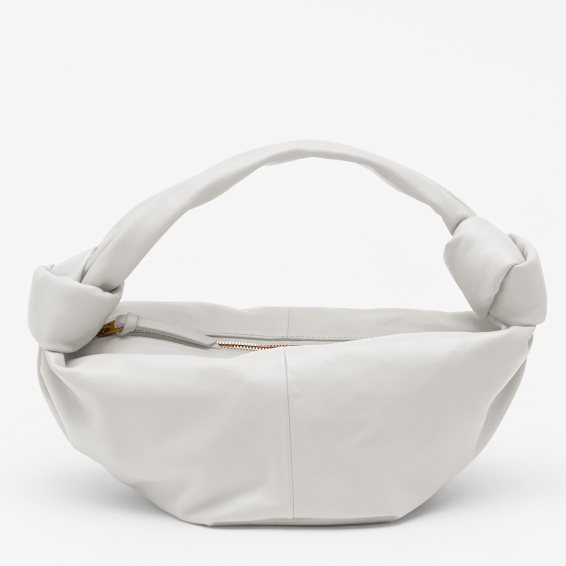 Bottega Veneta Double Knot Bag In White Calfskin 199