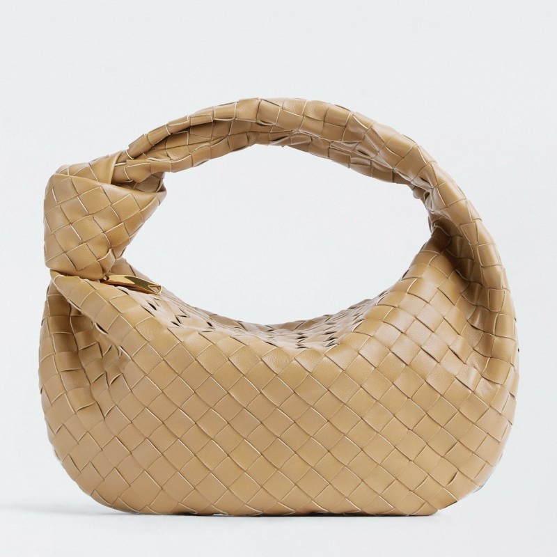 Bottega Veneta BV Jodie Teen Bag In Beige Intrecciato Leather 613