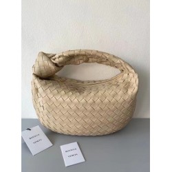 Bottega Veneta BV Jodie Teen Bag In Beige Intrecciato Leather 613