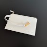 Bottega Veneta Mini Cabat Bag In White Intrecciato Lambskin 634