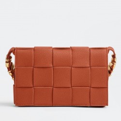 Bottega Veneta Cassette Bag In Maple Grained Leather 706