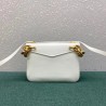 Bottega Veneta Mount Small Bag In White Calfskin 493