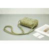 Bottega Veneta Small Cassette Camera Bag In Travertine Lambskin 528