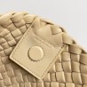 Bottega Veneta Clicker Small Bag in Porridge Intrecciato Lambskin 632