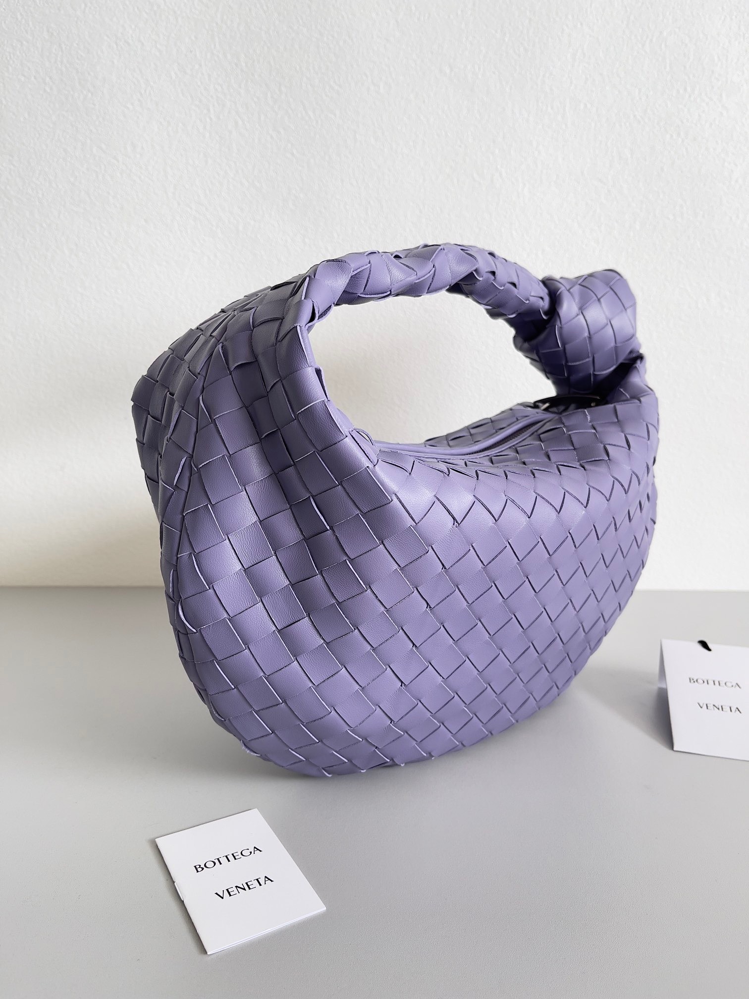 Bottega Veneta BV Jodie Teen Bag In Wisteria Intrecciato Leather 753