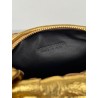 Bottega Veneta BV Jodie Mini Bag In Gold Metallic Intrecciato Leather 782