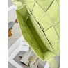 Bottega Veneta Cassett Bag In Lemon Wrinkled Calfskin 327