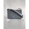 Bottega Veneta Cassett Bag In Thunder Intrecciato Lambskin 107