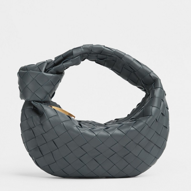 Bottega Veneta Mini BV Jodie Bag In Thunder Woven Leather 130