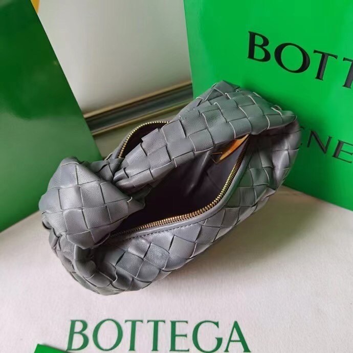 Bottega Veneta Mini BV Jodie Bag In Thunder Woven Leather 130