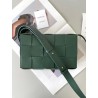 Bottega Veneta Cassett Bag In Raintree Intrecciato Lambskin 637