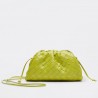 Bottega Veneta Mini Pouch In Kiwi Intrecciato Lambskin 746