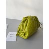 Bottega Veneta Mini Pouch In Kiwi Intrecciato Lambskin 746