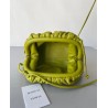 Bottega Veneta Mini Pouch In Kiwi Intrecciato Lambskin 746