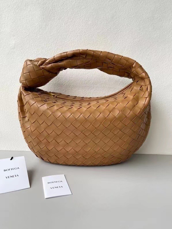 Bottega Veneta BV Jodie Teen Bag In Caramel Intrecciato Leather 930