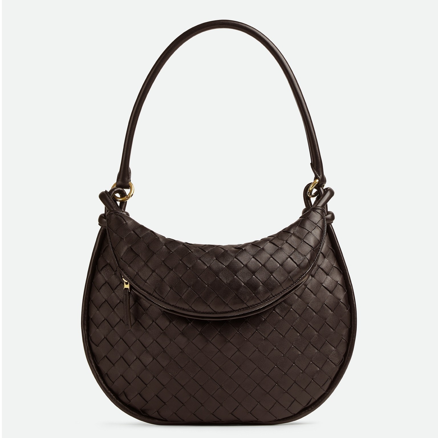 Bottega Veneta Gemelli Medium Bag in Fondant Intrecciato Lambskin 953