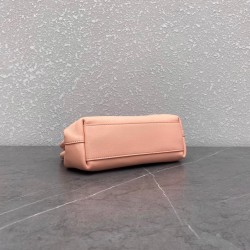 Bottega Veneta Small Point Top Handle Bag In Peachy Leather 980