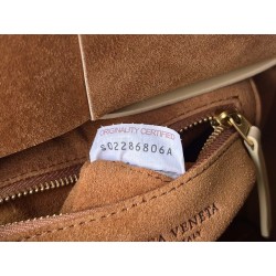 Bottega Veneta Mini Arco Bag In Beige Intrecciato Calfskin 014