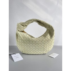 Bottega Veneta BV Jodie Teen Bag In Lemon Suede Calfskin 146