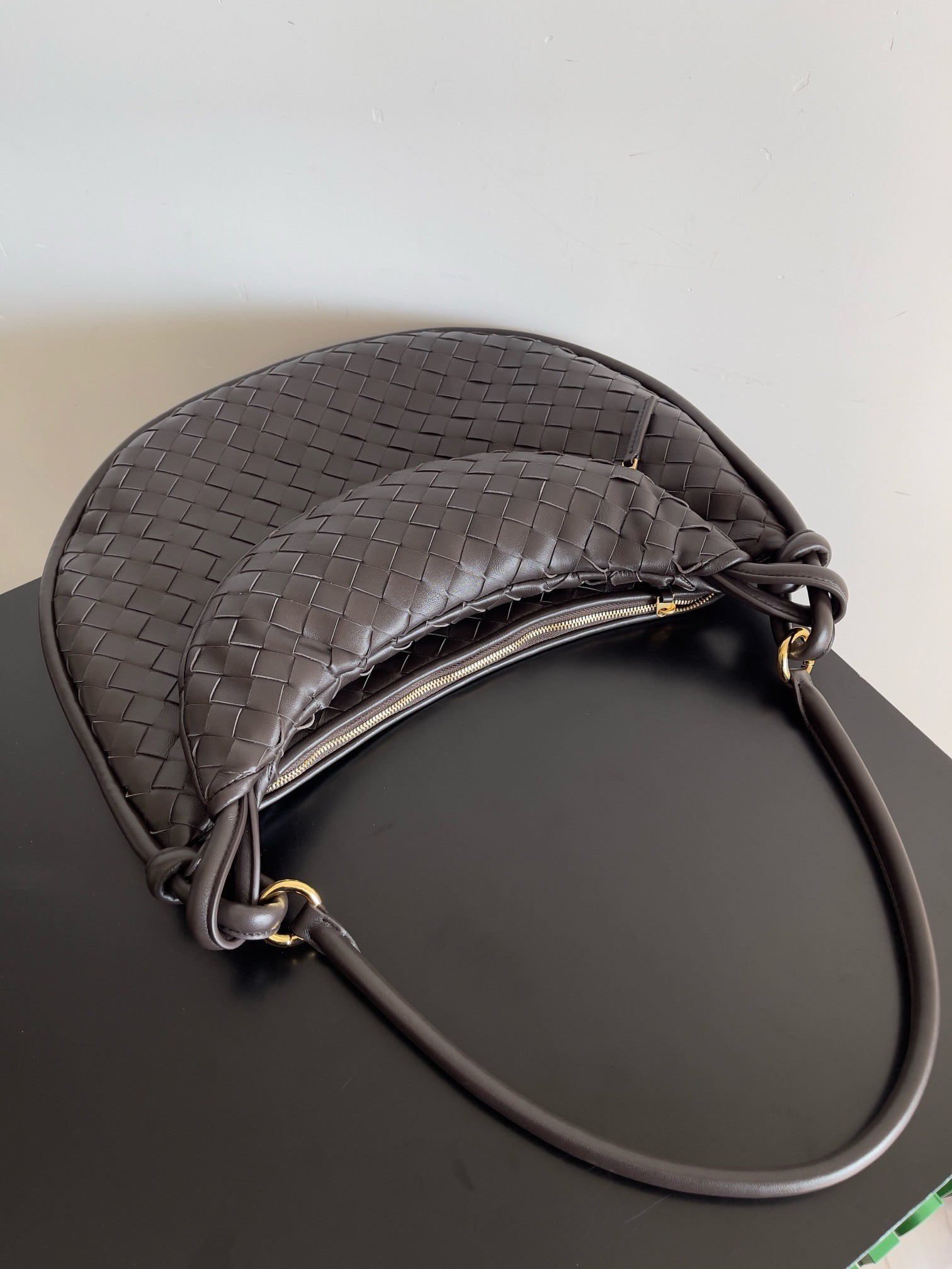 Bottega Veneta Gemelli Large Bag in Fondant Intrecciato Lambskin 177