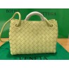 Bottega Veneta Small Andiamo Bag In Ice Cream Intrecciato Lambskin 199