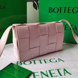 Bottega Veneta Cassett Bag In Bliss Washed Intrecciato Lambskin 232