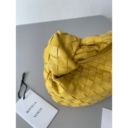 Bottega Veneta BV Jodie Mini Bag In Yellow Intrecciato Lambskin 356