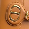 Dior Small Bobby Bag In Camel Calfskin 862