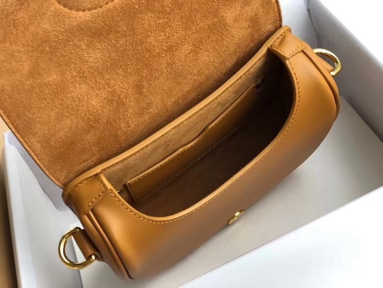 Dior Small Bobby Bag In Camel Calfskin 862