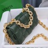 Bottega Veneta Chain Cassette Bag In Raintree Lambskin 906