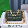 Bottega Veneta Chain Cassette Bag In Raintree Lambskin 906