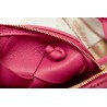 Bottega Veneta Mini Cassette Camera Bag In Cranberry Lambskin 839