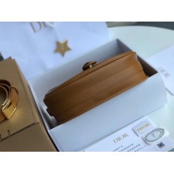 Dior Medium Bobby Bag In Camel Calfskin 938