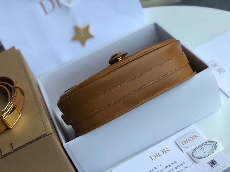 Dior Medium Bobby Bag In Camel Calfskin 938