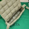 Bottega Veneta Padded Cassette Bag In Travertine Lambskin 866