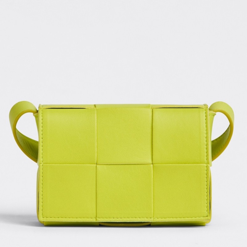 Bottega Veneta Candy Cassette Bag In Acid Kiwi Lambskin 979 Bottega Veneta Candy Cassette Bag In Acid Kiwi Lambskin 979