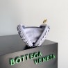 Bottega Veneta Knot Minaudiere Clutch in Oyster Sequins Lambskin 043